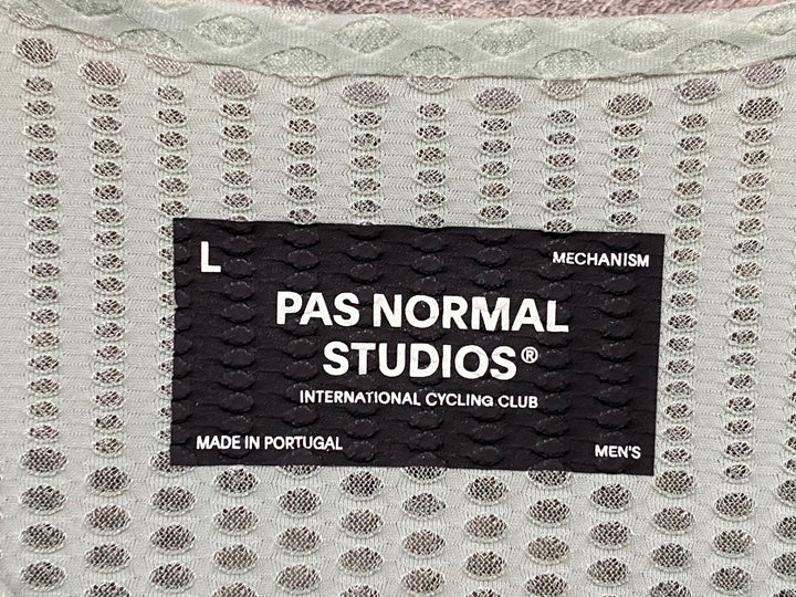 KJ283 パスノーマルスタジオ PAS NORMAL STUDIOS Men's Mechanism Pro Zipless Jersey 半袖 サイクルジャージ 緑 L