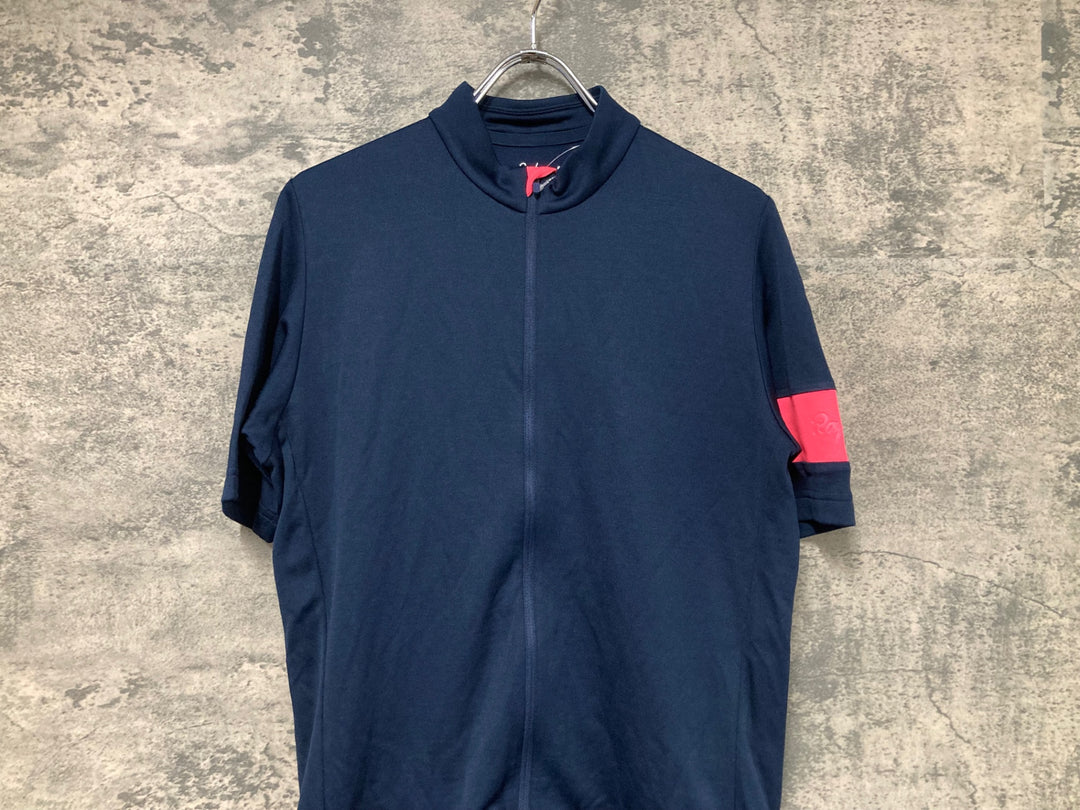 JS570 ラファ Rapha CLASSIC JERSEY Ⅱ 半袖 サイクルジャージ ネイビー XL