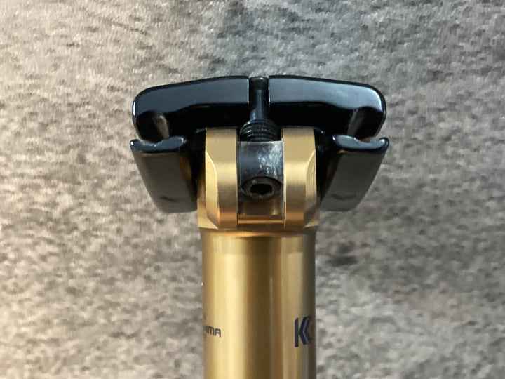 JU598 フォックス FOX TRANSFER KASHIMA COAT アルミ ドロッパーシートポスト Φ31.6 125mm
