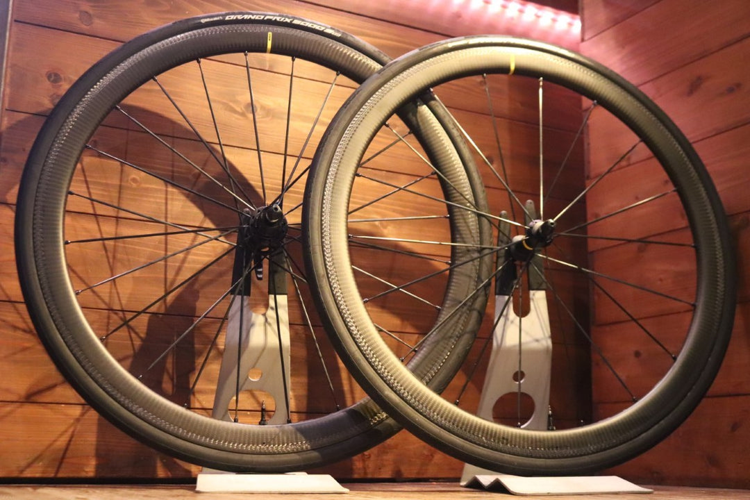 マヴィック MAVIC コスミック COSMIC SLR40 カーボン リムブレーキ チューブレス ホイールセット シマノ12/11S ワイドリム 19C 【東京南麻布店】