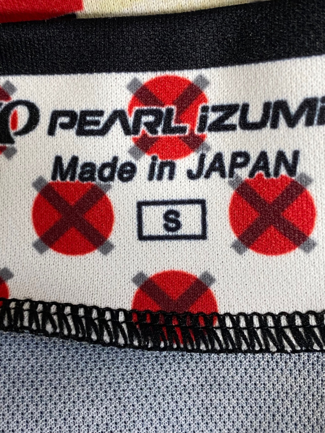 JV167 パールイズミ PEARL iZUMi 半袖 サイクルジャージ グレー 総柄 S