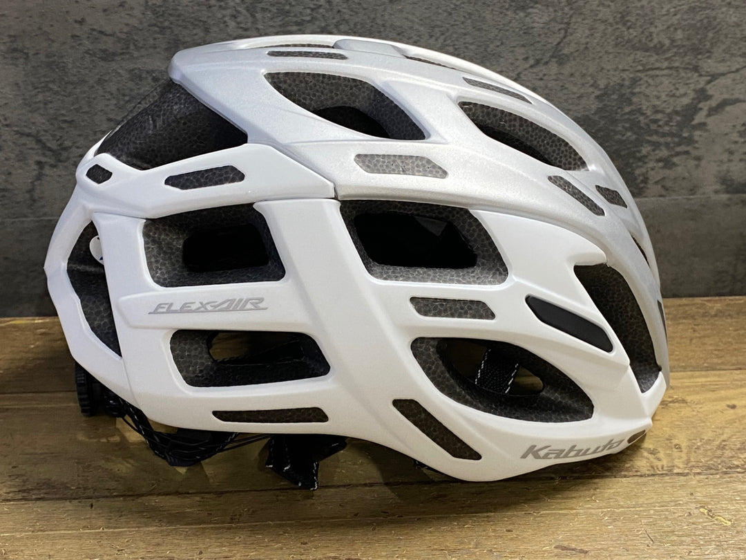 JX843 カブト Kabuto FLEX-AIR ヘルメット 白 S/M R05/10製造