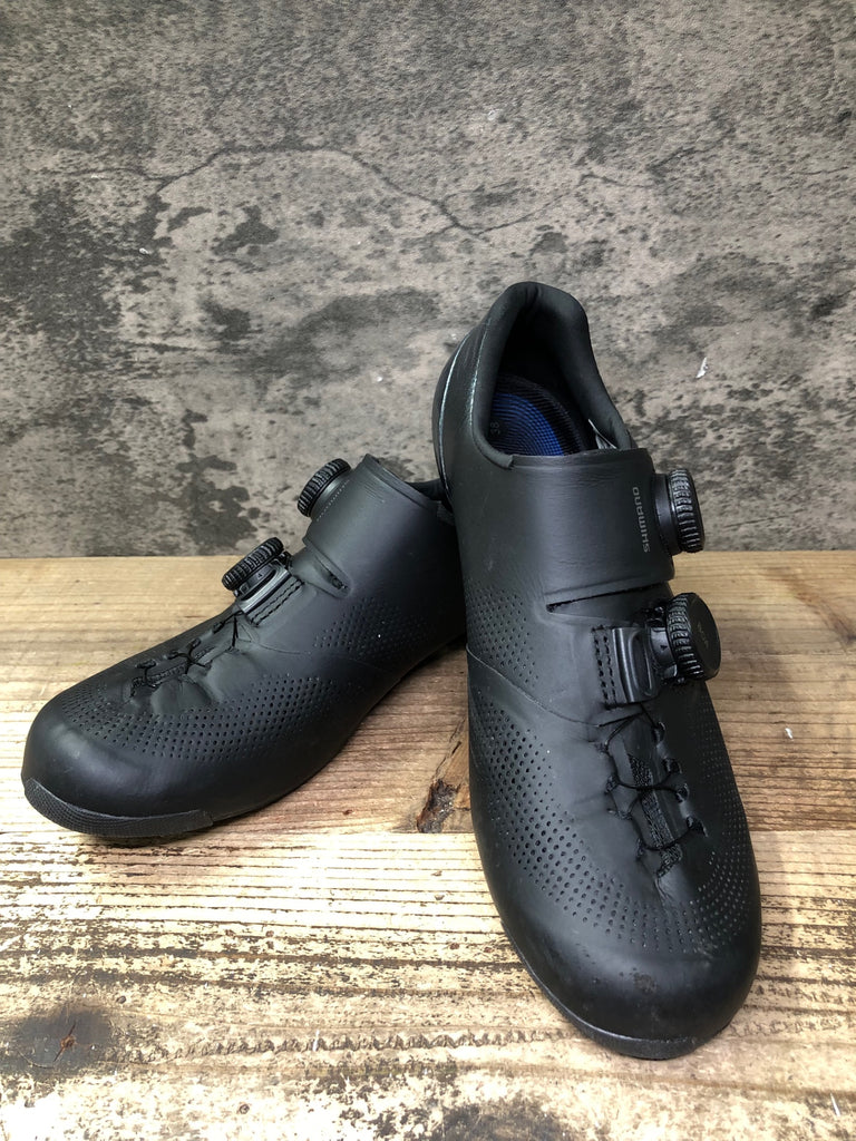 JN907 シマノ SHIMANO SH-RC903 ビンディングシューズ SPD-SL EU38 黒