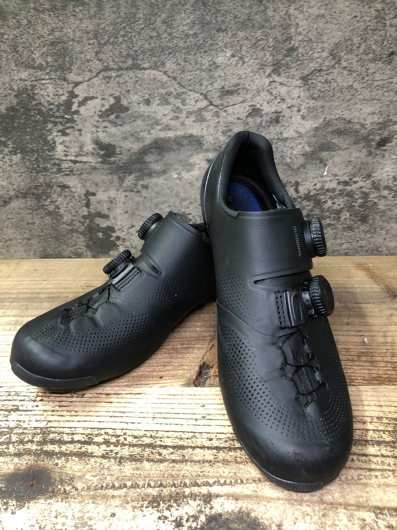 Shimano SH-RC903 ブラックシューズ JN907 シマノ SHIMANO SH-RC903 ビンディングシューズ SPD-SL EU38 黒
