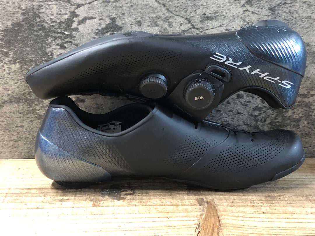 KC976 シマノ SHIMANO S-PHYRE SHRC903 ビンディングシューズ 黒 EU43