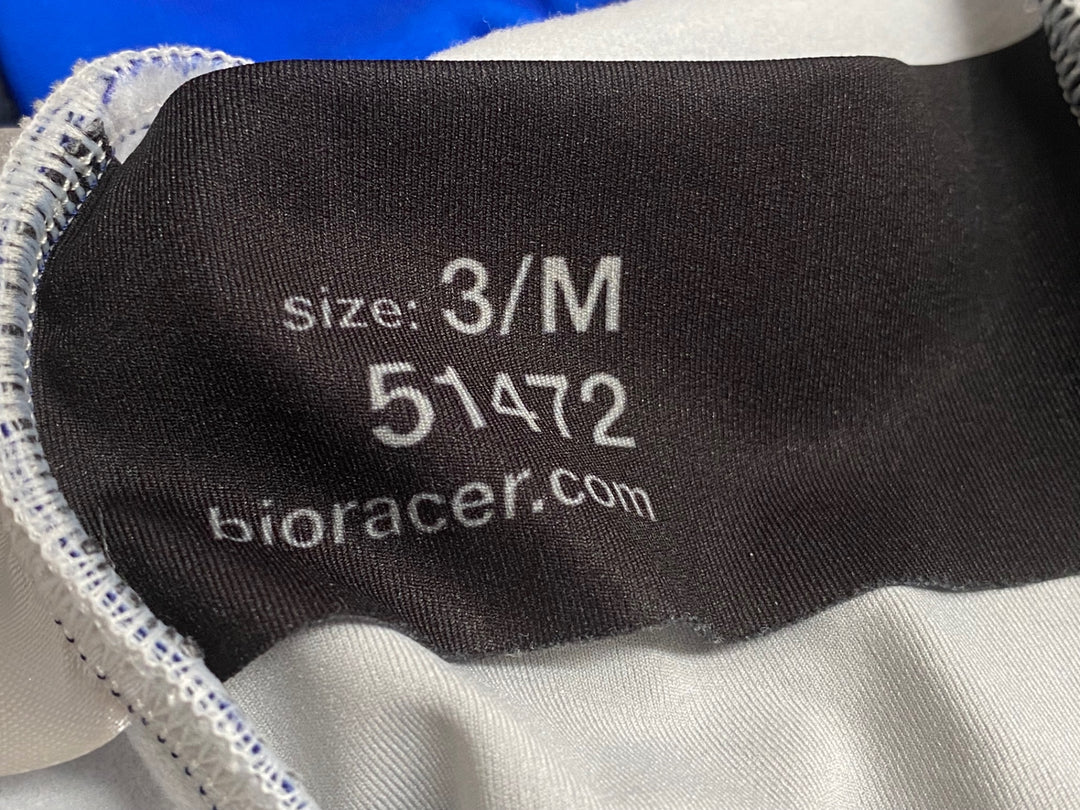 JX304 ビオレーサー BIORACER 長袖 サイクルジャージ 総柄 M 裏起毛