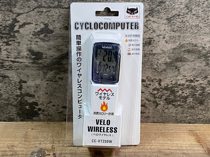 JF015 キャットアイ CATEYE VELO WIRELESS サイクルコンピューター