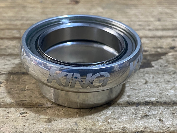 KK638 クリスキング CHRIS KING Nothreadset 1-1/8 SV FR0045 ヘッドパーツ シルバー