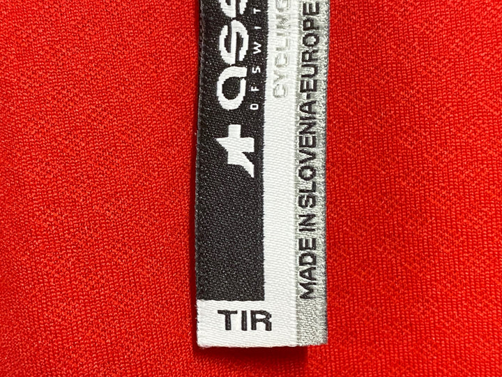 KD124 アソス ASSOS S5.UNO 半袖 サイクルジャージ 赤 TIR