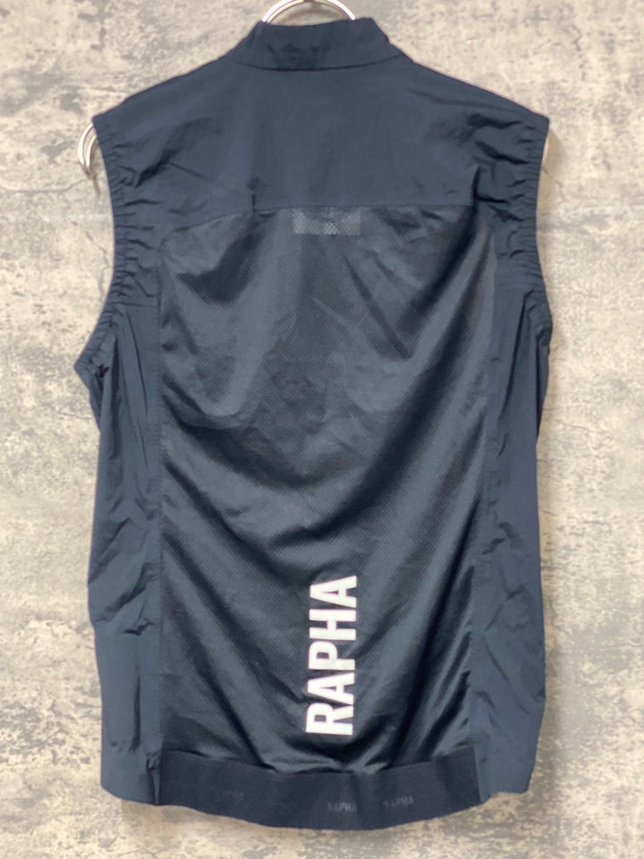 JZ143 ラファ Rapha PRO TEAM LIGHTWEIGHT GILET サイクルベスト ジレ 黒 M