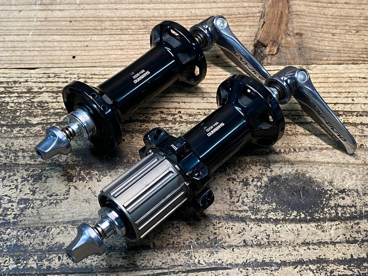 JD185 シマノ SHIMANO デュラエース DURA-ACE WH-9000 前後ハブセット