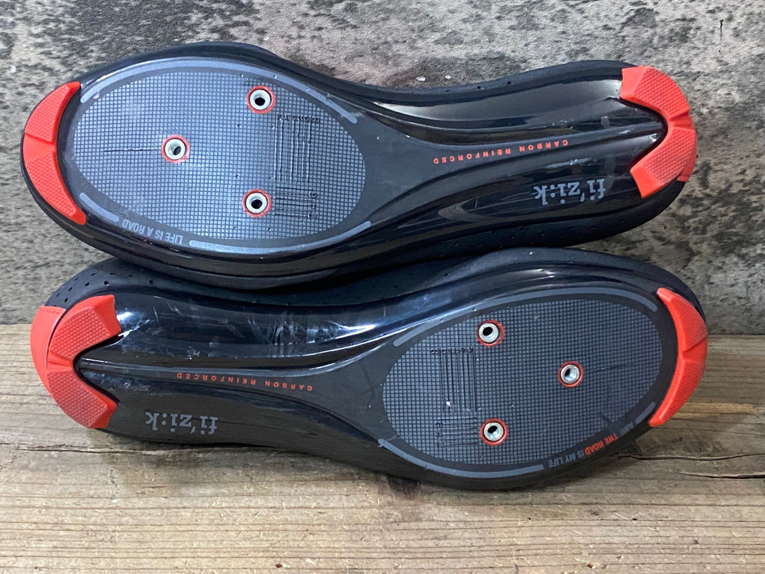 JZ404 フィジーク fizik R5 ビンディングシューズ EU41 SPD-SL 赤