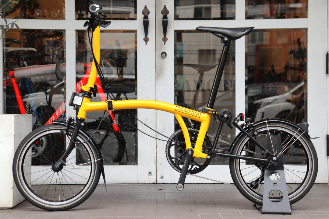 ブロンプトン BROMPTON P LINE URBAN LOW BUMBLE BEE YELLOW S4L 2023モデル 16インチ 折り畳み 小径車 ミニベロ 【横浜店】