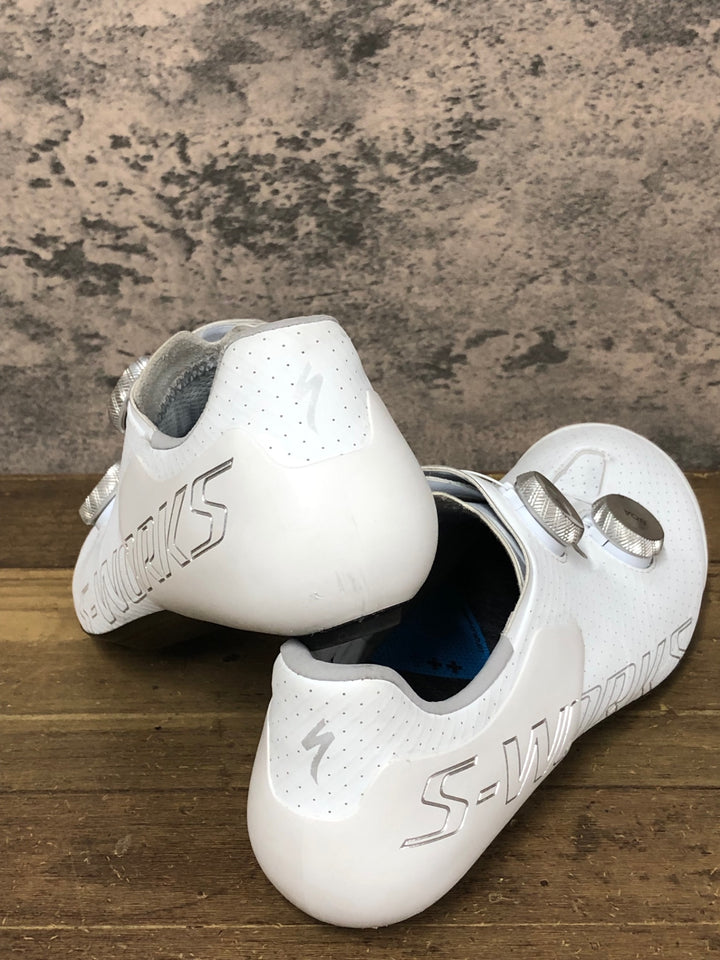 JW979 スペシャライズド SPECIALIZED S-WORKS アレス Ares ビンディングシューズ 3穴 BOA 白 EU40