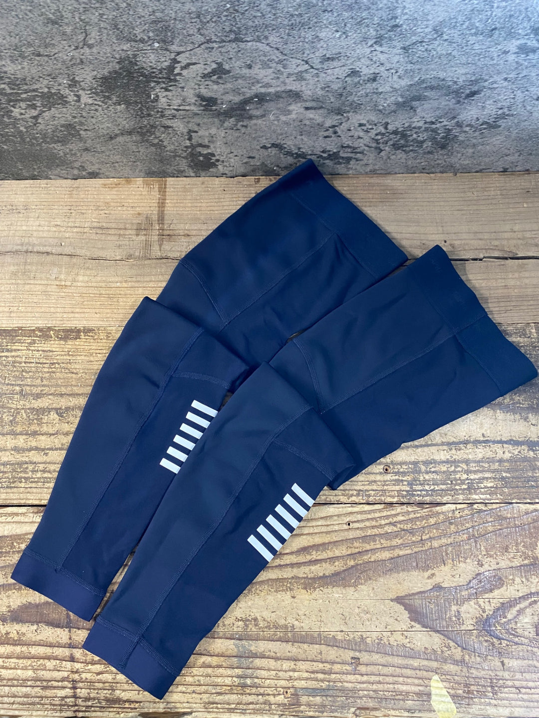 KK087 ラファ RAPHA PRO TEAM SHADOW LEG WARMERS レッグウオーマー 黒 S 裏起毛