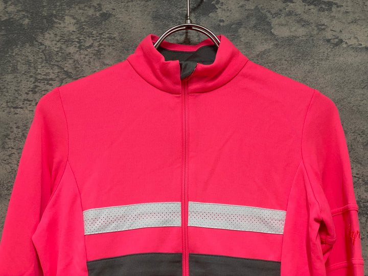 KA061 ラファ Rapha WOMEN'S LONG SLEEVE BREVET JERSEY Ⅱ 長袖 サイクルジャージ ピンク レディース XS