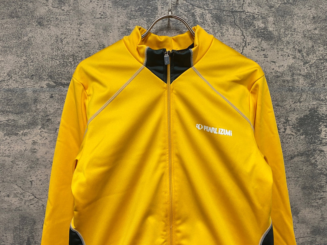 JX933 パールイズミ PEARL iZUMi サイクルジャケット 長袖 裏起毛 黄 M