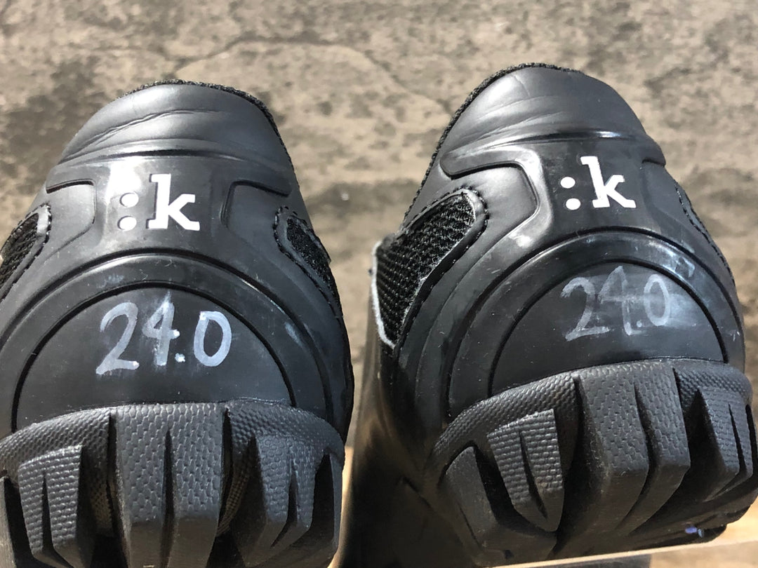 KG404 フィジーク FIZIK M6 MTB shoes ビンディングシューズ 黒 SPD EU37.5 ペン字あり