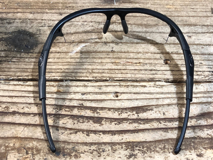 KB203 オークリー OAKLEY HALF JACKET サングラス アイウェア 黒 レンズ付属 ※レンズ小傷 イヤーソックス加工