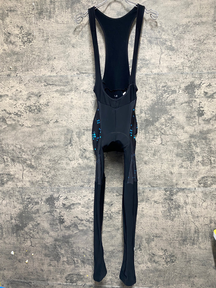 KJ088 アレ ALE ビブタイツ 黒 裏起毛 L