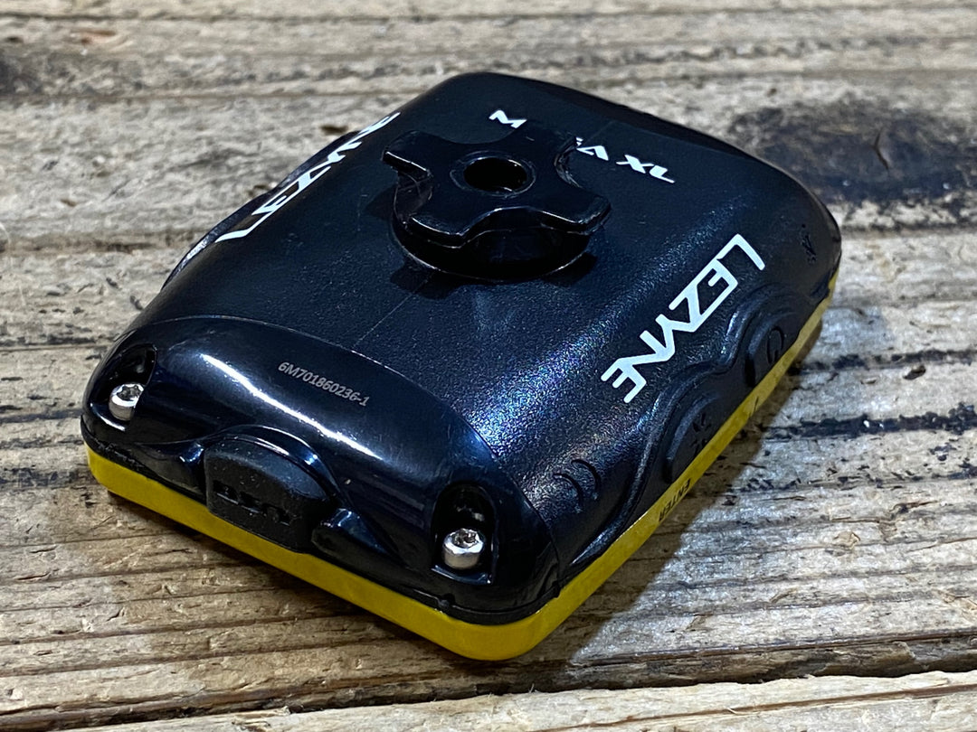 JY970 レザイン LEZYNE MEGA XL GPS サイクルコンピューター 黄 SPD/CADセンサーセット