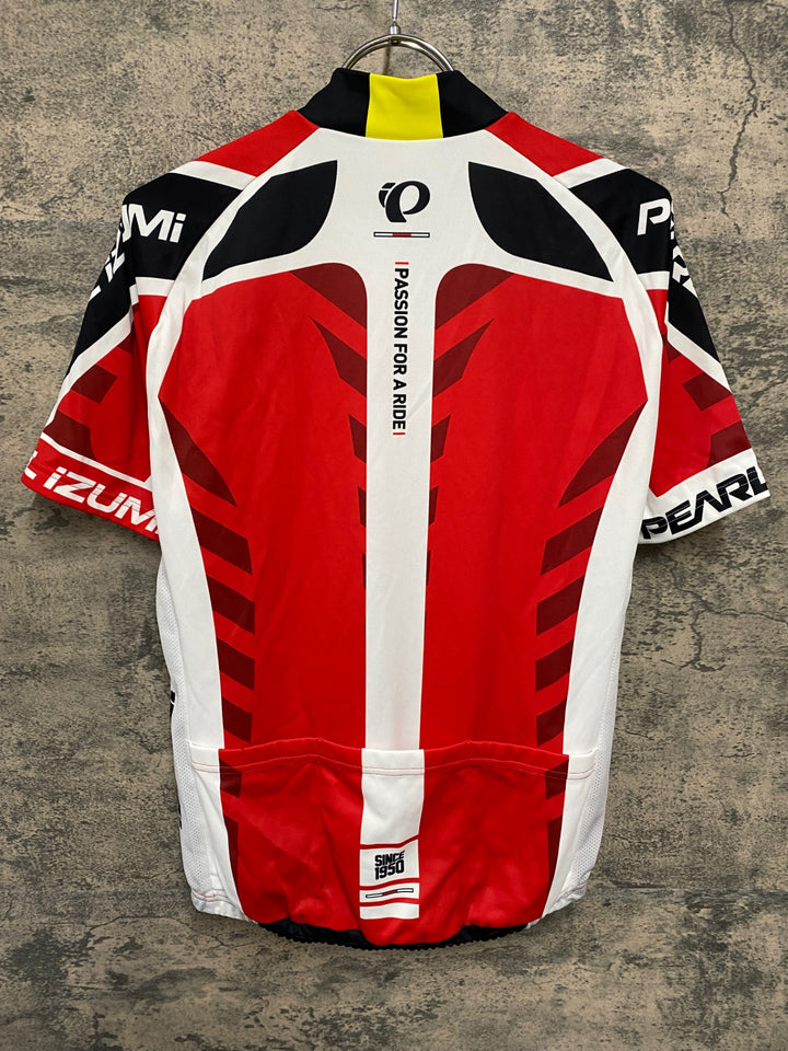 JP880 パールイズミ PEARL iZUMi 半袖 サイクルジャージ L 黒白赤