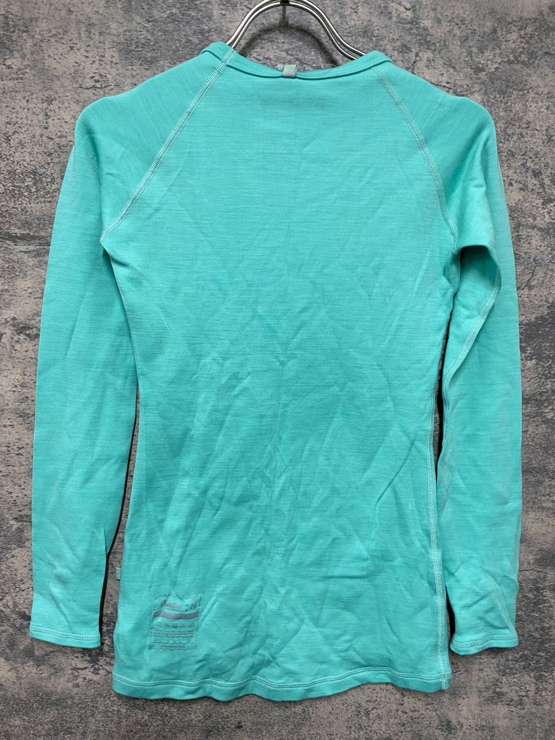 JV356 イザドア Isadore Merino long sleeve baselayer 長袖ベースレイヤー ターコイズ M レディース