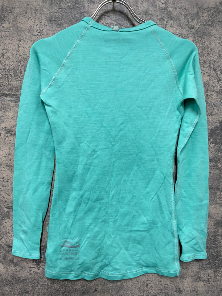 JV356 イザドア Isadore Merino long sleeve baselayer 長袖ベースレイヤー ターコイズ M レディース
