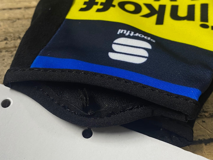 KJ801 スポーツフル sportful 指切り グローブ 黃 紺 L TINKOFF SAXO
