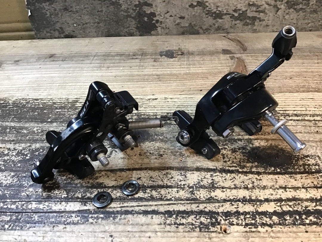 IW518 シマノ SHIMANO 105 BR-5800 BR-5810R ブレーキキャリパー 前後セット リアダイレクトマウント