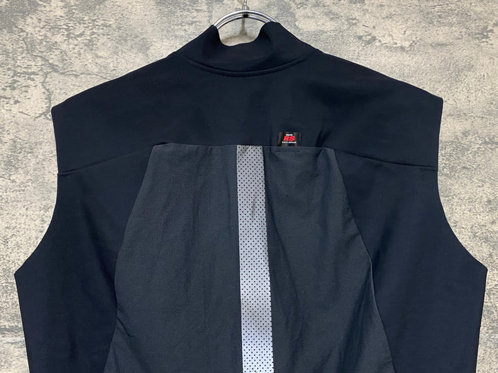 KJ192 アソス ASSOS EQUIPE RS Spring Fall Gilet TARGA ウィンドプルーフ ジレ 黒 L