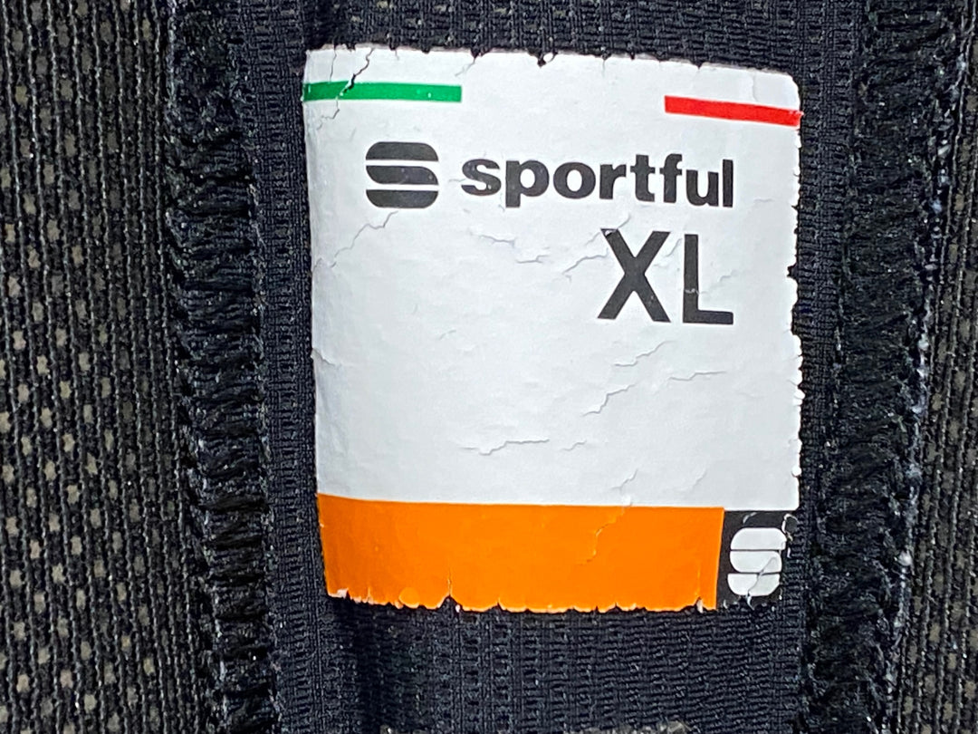 JU989 スポーツフル sportful ビブショーツ 黒 ツイード柄 XL