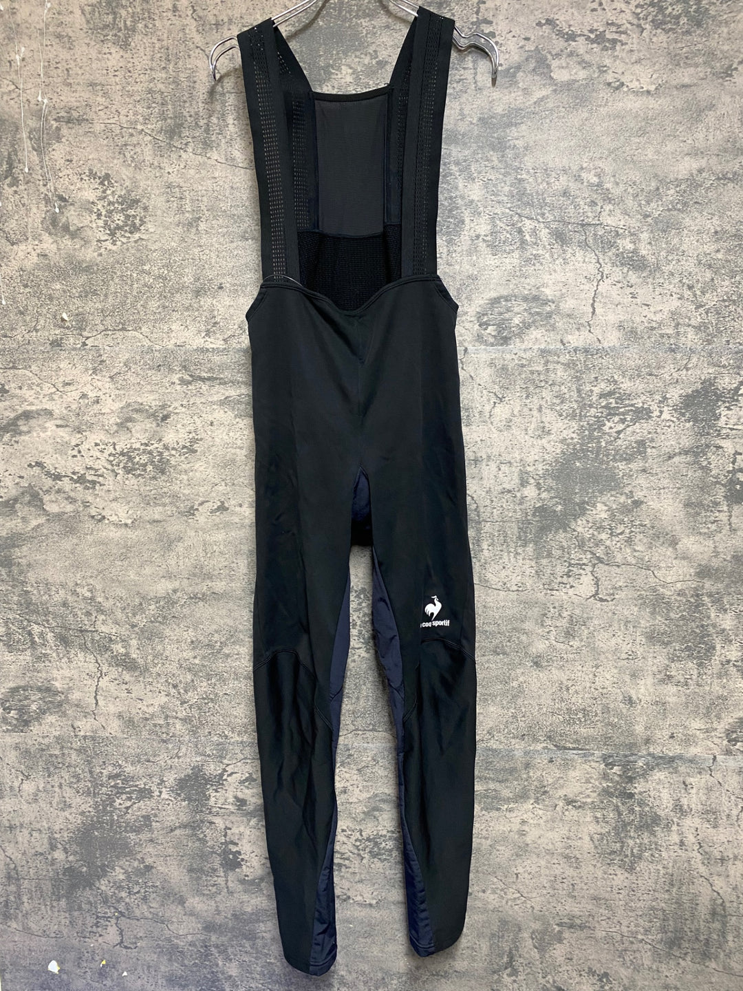 JP143 ルコックスポルティフ le coq sportif ビブタイツ 黒 L 裏起毛