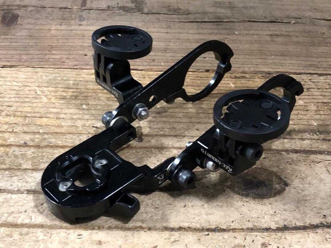 KB464 レックマウント RECMOUNT 両持ち サイクルコンピュータ マウント ガーミン用 GOPROマウント付き