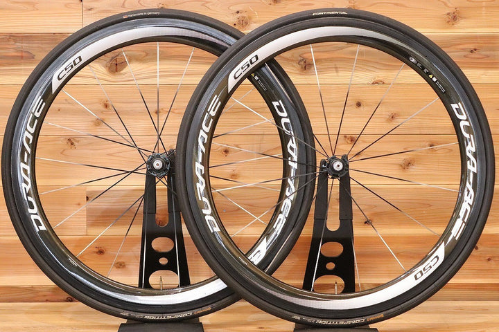 シマノ SHIMANO デュラエース DURA-ACE WH-9000-C50-TU シマノ 11S/12S カーボン チューブラー ロードバイク ホイールセット 【広島店】