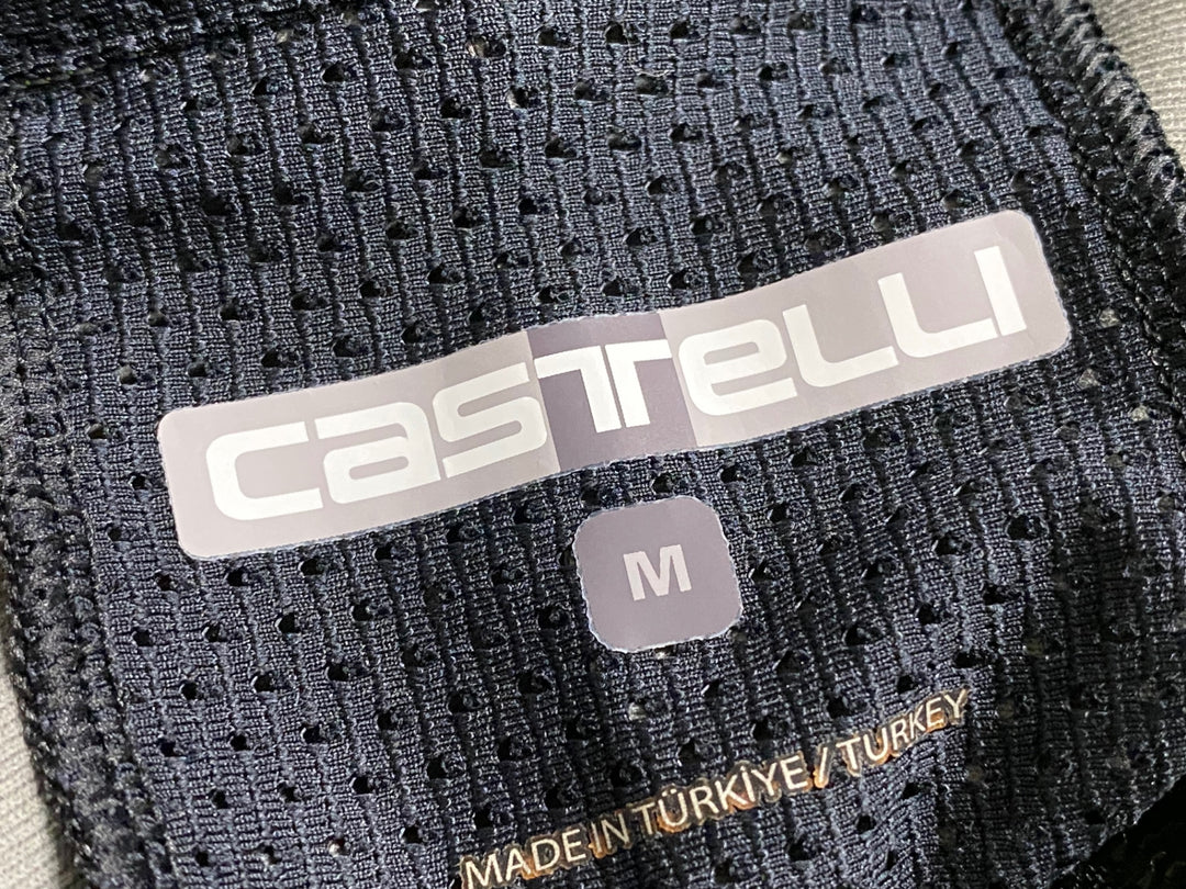 KG811 カステリ CASTELLI ロッソコルサ ROSSO CORSA perfetto 長袖 サイクルジャケット ネオンイエロー M GORE-TEX INFINIUM