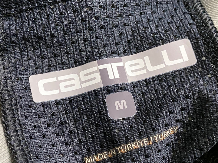 KG811 カステリ CASTELLI ロッソコルサ ROSSO CORSA perfetto 長袖 サイクルジャケット ネオンイエロー M GORE-TEX INFINIUM