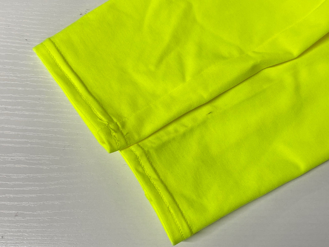 KG926 ボントレガー BONTRAGER Velocis Thermal Long Sleeve Jersey 長袖 サイクルジャージ ネオンイエロー S ※汚れ