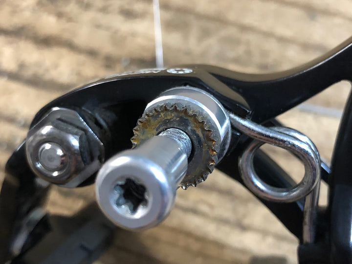 KI929 カンパニョーロ CAMPAGNOLO レコード RECORD BR11-RE ブレーキキャリパー 前後セット 黒