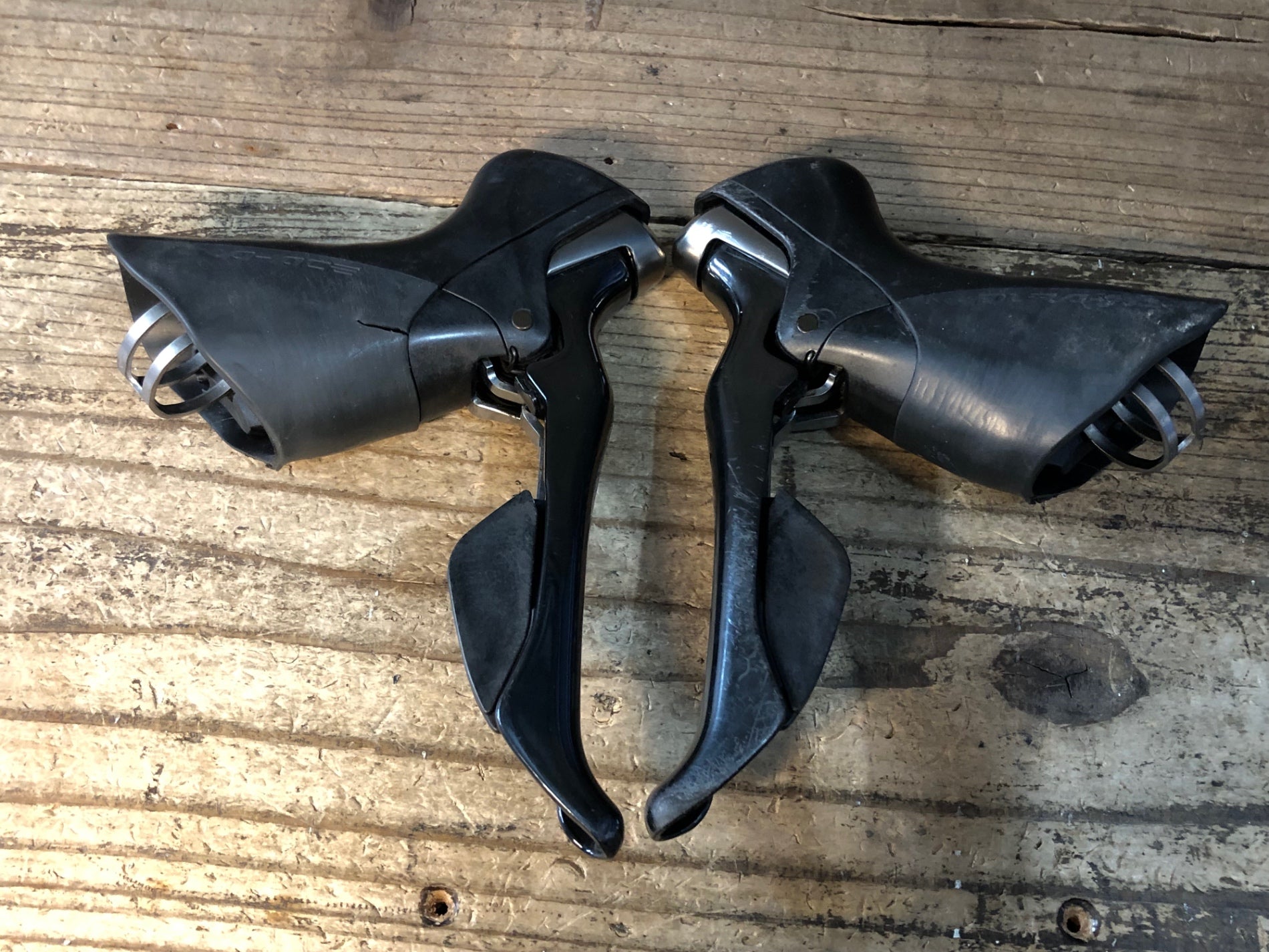 JP734 シマノ SHIMANO デュラエース DURA-ACE ST-9001 STIレバー 2x11S