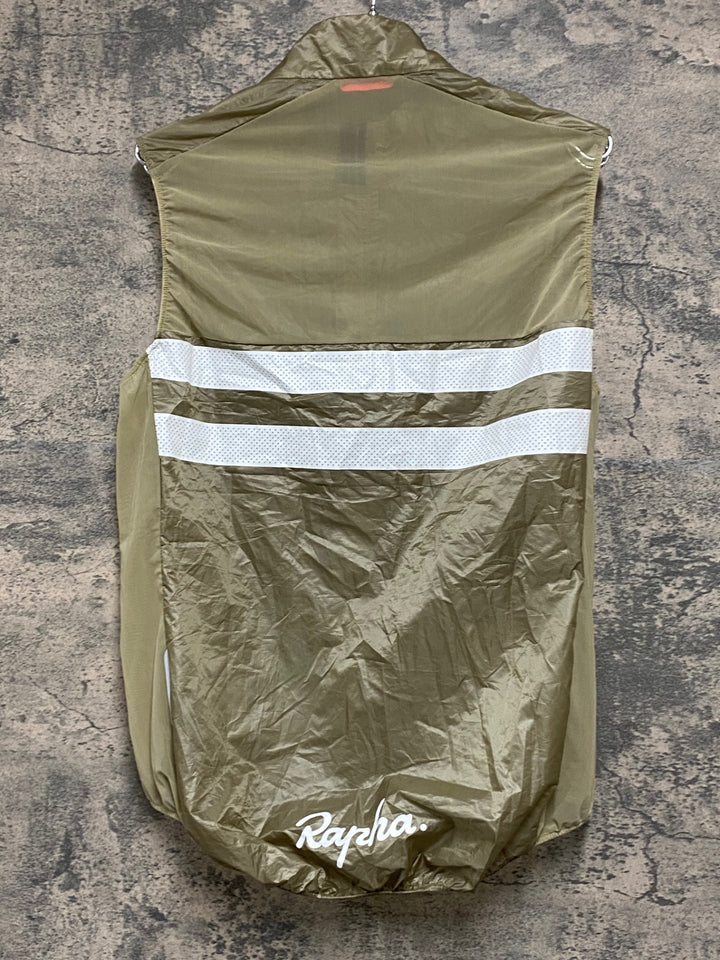 KA621 ラファ Rapha MENS BREVET GILET ジレ サイクルベスト タンカラー M