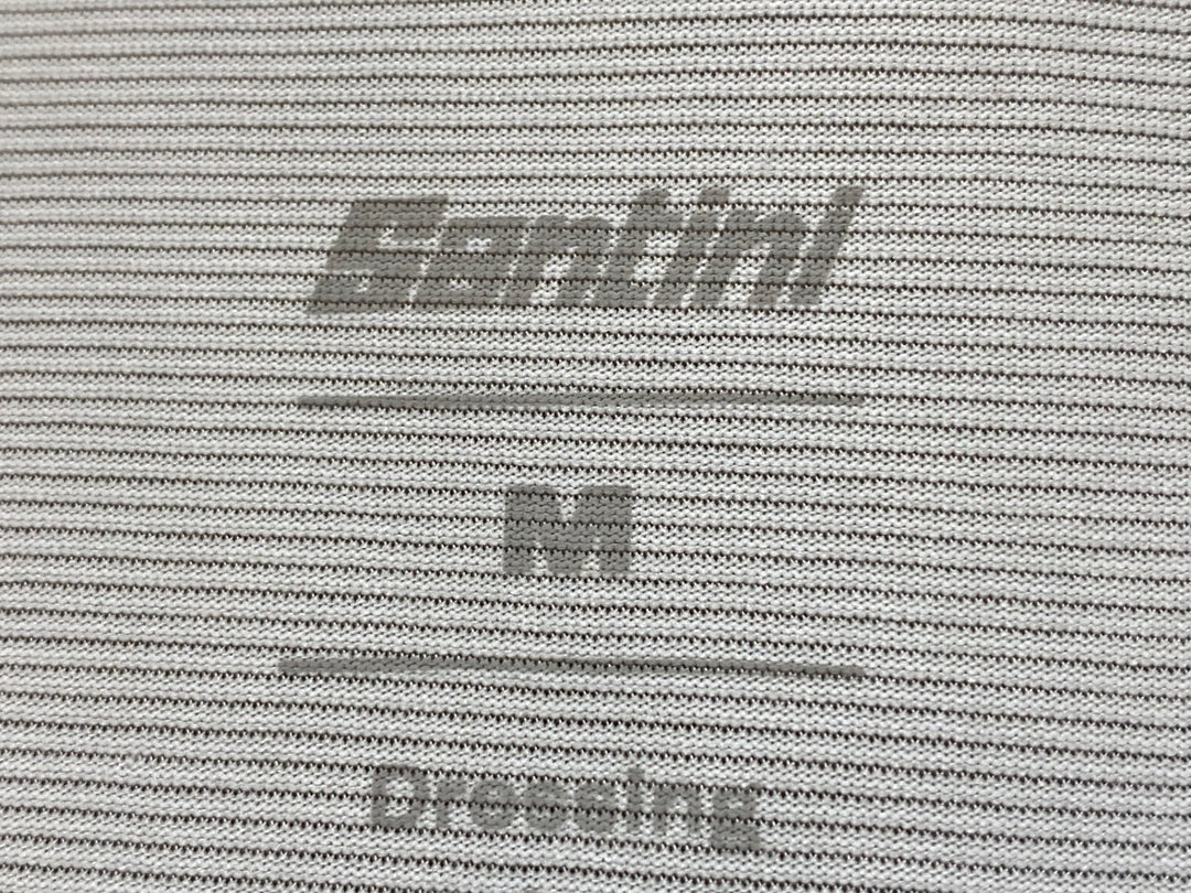 JY863 サンティーニ Santini 半袖 Tシャツ オフホワイト M POLARTEC DELTA
