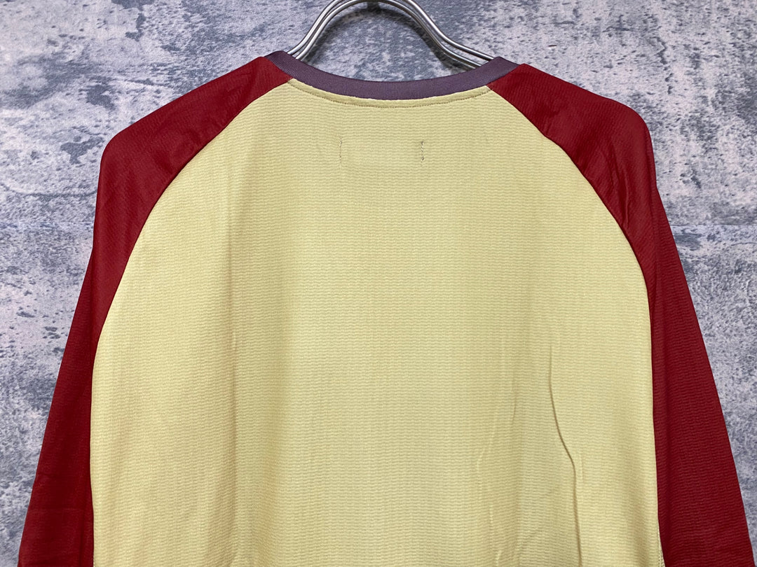 JY654 カフェドシクリステ CAFE DU CYCLISTE Barbara Man 七分袖 グラベルシャツ サイクルジャージ マスタード 赤 L