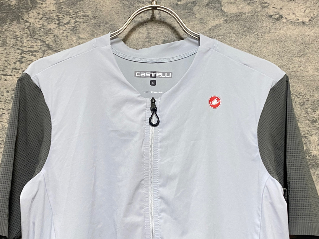 KC286 カステリ CASTELLI 半袖 サイクルジャージ グレー L