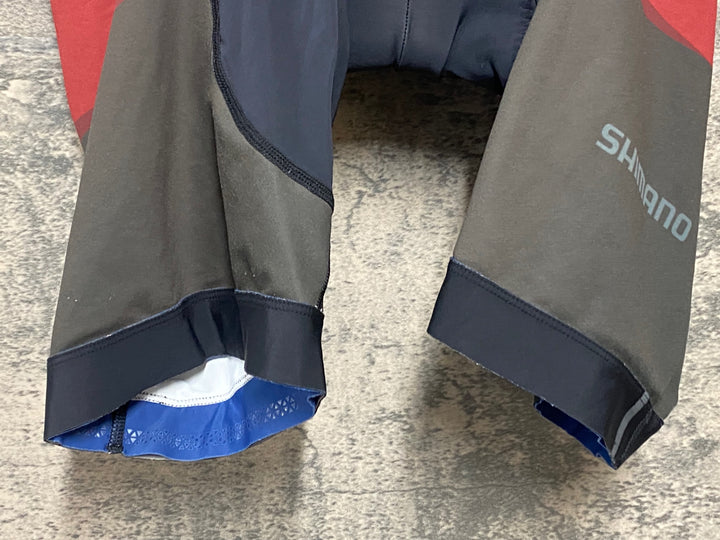 KJ970 シマノ SHIMANO レーサーパンツ 黒赤 サイズ不明