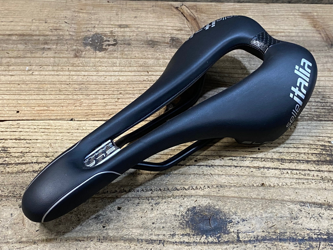 KA394 セライタリア Selle Italia SLR TM SUPERFLOW サドル 133mm 黒 MANGANESE