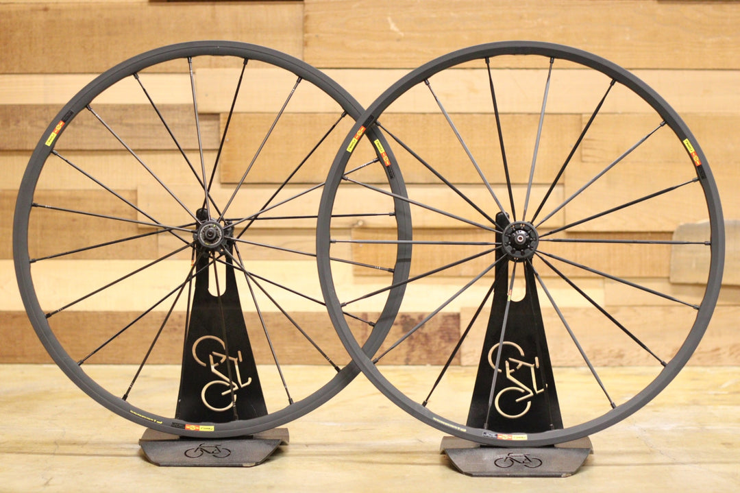 マヴィック MAVIC キシリウム エグザリット KSYRIUM SLR EXALITH アルミ クリンチャー ホイールセット シマノ12/11S 15C 【立川店】