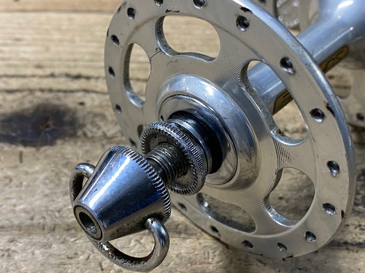 KJ633 サンツアー SUNTOUR シュパーブ SUPERBE 前後ハブ 36H 競輪 NJS
