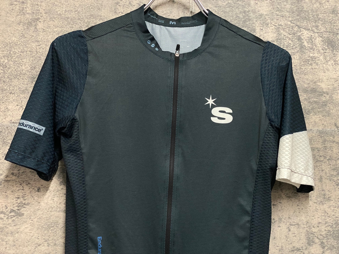 JV313 OSS BIKE WEAR 半袖 サイクルジャージ 黒 M