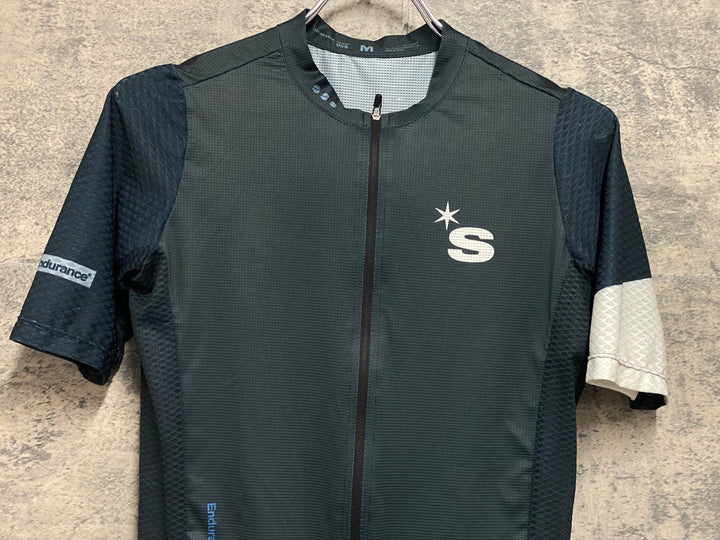 JV313 OSS BIKE WEAR 半袖 サイクルジャージ 黒 M